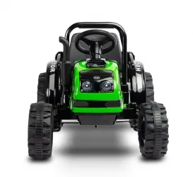 Traktor na akumulator z przyczepką Caretero Toyz Hector akumulatorowiec + pilot - zielony