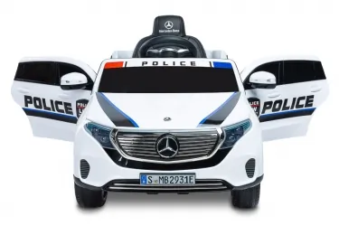 Samochód auto na akumulator Caretero Toyz Mercedes-Benz EQC 400 POLICJA akumulatorowiec + pilot - biały