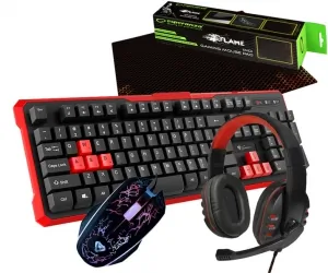 Klawiatura Genesis RHOD 110 gamingowa dla graczy ULTRA WYTRZYMAŁA + 8 klawiszy + pad Mangan + słuchawki NEMEZIS