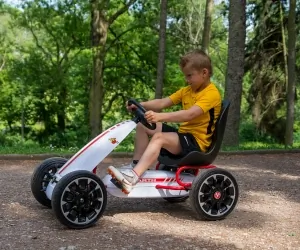 Gokart na pedały Milly Mally Abarth czarny