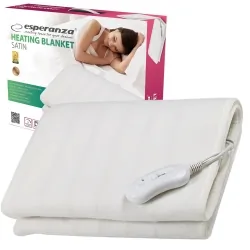 Pojedynczy elektryczny koc Esperanza SATIN 150cm x 80cm