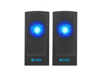 Klawiatura gamingowa podświetlana dla graczy FURY SKYRAIDER z podświetleniem + mysz FURY Hustler 6400DPI RGB + mata LED 