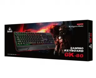 Klawiatura gamingowa Kruger&amp;Matz Warrior GK-80 LED RGB 