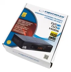 Cyfrowy zestaw DVB-T antena pokojowa + tuner DVB-T/T2 EV104
