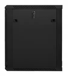 Szafa instalacyjna RACK wisząca 19'' 15U 600x600 drzwi szklane Lanberg - czarna