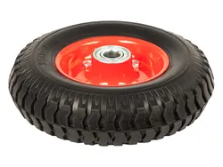 Koło 20cm do taczki wózka 200x50 2.50/4 bezdętkowe czerwone