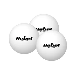 Zestaw rakietek do tenisa stołowego z siatką REBEL ACTIVE 2x rakietka   3x piłeczka   siatka