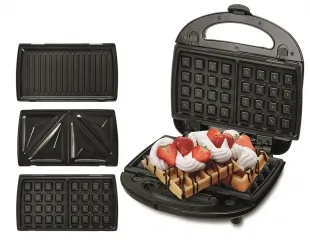 Toster gofrownica sandwich Camry 3w1 opiekacz grill 1000W nieprzywierający