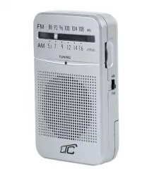 Przenośne radio kieszonkowe LTC Lega srebrne