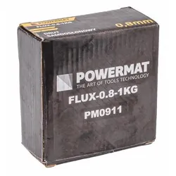Drut spawalniczy rdzeniowy samoosłonowy 0,8mm 1kg Powermat FLUX-0.8-1KG