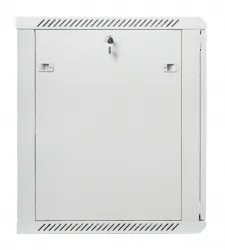 Szafa instalacyjna RACK wisząca 19'' 15U 600x600 drzwi szklane Lanberg - szara