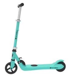 Hulajnoga elektryczna dla dzieci FUN WHEELS 100W 50kg - niebieska