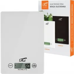 Elektroniczna szklana waga kuchenna LTC do 5kg biała