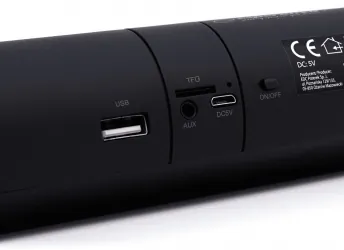Głośnik Bluetooth ESPERANZA BLUETOOTH FM PIANO czarno-czerwony 2x3W - PROMOCJA