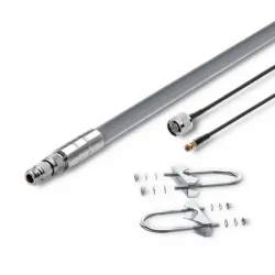 Antena z włókna szklanego LoRa 5.8 dBi Qoltec 50 cm zewnętrzna IP67
