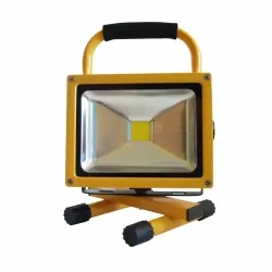 Przenośna lampa LED zewnętrzna ART 10W IP65 4.4Ah car plug 230Vcharger 4000K