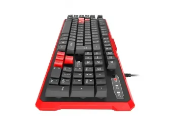 Klawiatura Genesis RHOD 110 gamingowa dla graczy ULTRA WYTRZYMAŁA + 8 klawiszy + mata na biurko + mysz + słuchawki NEMEZIS