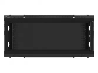 Szafa instalacyjna RACK V2 wisząca 19&#039;&#039; 4U 600x450 drzwi szklane Lanberg  - czarna