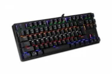 Aluminiowa mechaniczna klawiatura gamingowa dla graczy REBELTEC LIBERATOR z podświetleniem