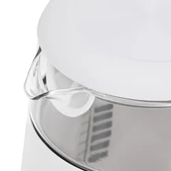 Czajnik elektryczny szklany LED z regulacją temperatury 1,7L Adler AD 1305 biało-złoty