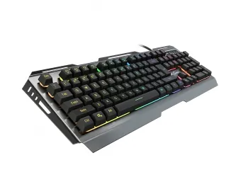 Zestaw klawiatura aluminiowa Genesis RHOD 420 + mysz + słuchawki + podświetlana mata gamingowa