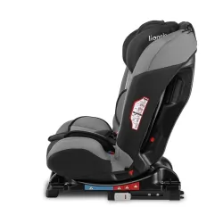 Fotelik samochodowy LIONELO SANDER szary 0-36 kg ISOFIX180°