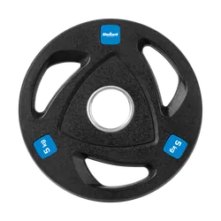 Zestaw obciążeń żeliwnych gumowanych otwór olimpijski 51mm REBEL ACTIVE  4x5kg