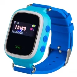 Zegarek smartwatch dla dzieci LOKALIZATOR GPS SIM SOS - niebieski