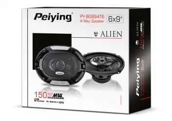 Głośniki samochodowe Peiying Alien 6x9" 150W z maskownicami komplet