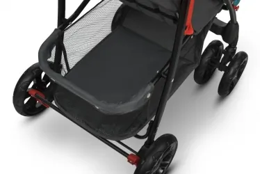 Wózek spacerowy LIONELO EMMA PLUS + tacka i uchwyt na kubek + torba - turkusowy