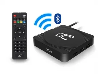 Gra telewizyjna konsola Android Smart TV BOX LTC 4K UltraHD WiFi Bluetooth + bezprzewodowy pad