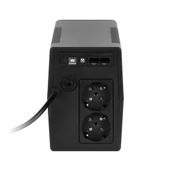 Zasilacz awaryjny komputerowy UPS REBEL Nanopower Plus 650 offline 650VA 360W LCD USB RJ45