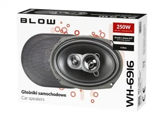 Komplet 3-drożnych głośników samochodowych BLOW WH-6916 6x9" 4 Ohm