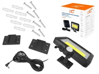 Lampa solarna halogen LED LTC z czujnikiem ruchu i zmierzchu