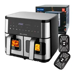AIR FRYER frytkownica beztłuszczowa BLOW 2500W 9L dwukomorowy
