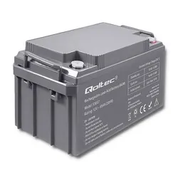 Akumulator AGM Qoltec 12V 65Ah max. 780A