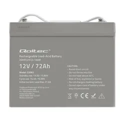 Akumulator AGM Qoltec 12V 72Ah max. 1080A