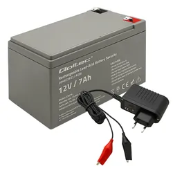 Akumulator AGM Qoltec 12V 7Ah max. 105A Security   ładowarka