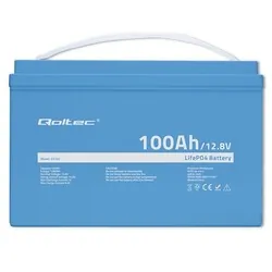 Akumulator LiFePO4 litowo-żelazowo-fosforanowy Qoltec 12.8V 100Ah 1280Wh BMS