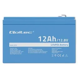Akumulator LiFePO4 litowo-żelazowo-fosforanowy Qoltec 12.8V 12Ah 153.6Wh BMS