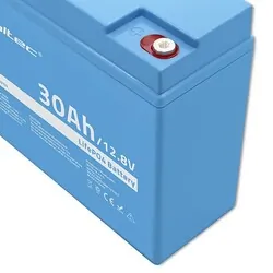 Akumulator LiFePO4 litowo-żelazowo-fosforanowy Qoltec 12.8V 30Ah 384Wh BMS