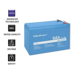 Akumulator LiFePO4 litowo-żelazowo-fosforanowy Qoltec 12.8V 9Ah 115.2Wh BMS