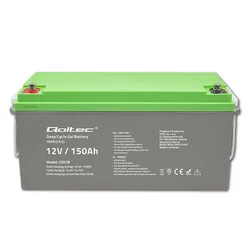Akumulator żelowy Deep Cycle Qoltec 12V 150Ah