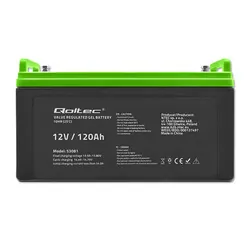 Akumulator żelowy Qoltec 12V 120Ah