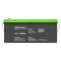 Akumulator żelowy Qoltec 12V 200Ah