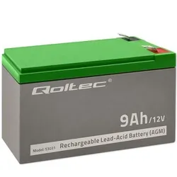 Akumulator AGM Qoltec 12V 9Ah HQ
