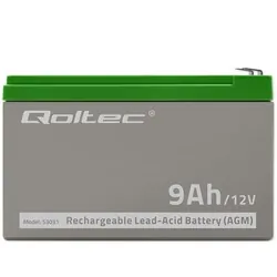 Akumulator AGM Qoltec 12V 9Ah HQ
