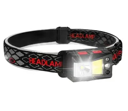 Akumulatorowa latarka czołowa LED XPG RGB LTC z sensorem ruchu