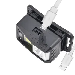 Akumulatorowa latarka czołowa LED XPG RGB LTC z sensorem ruchu