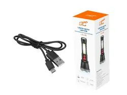 Akumulatorowa latarka ręczna LTC LED 400lm + COB 700lm